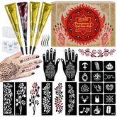 Kit ZPTYCHZ de stencil para tatuajes temporales listo para empezar tu arte corporal.