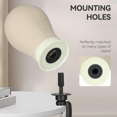 ZQIAN BEAUTY realistic head contour for accurate styling.