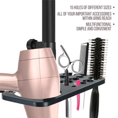 ZQIAN BEAUTY adjustable height wig stand enables versatile positioning during styling
