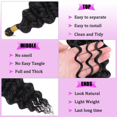 ZRQ Soft Silky Crochet Hair offers easy wear and smooth strands.