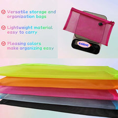 ZSlactp see-through mesh pouch makes quick item checks effortless.
