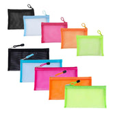 ZSlactp small mesh zipper pouch for purse keeps essentials visible and accessible.