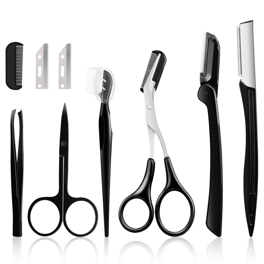 ZTRHYOO Eyebrow Kit pouch with essential brow tools for on-the-go grooming.