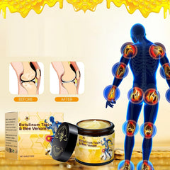 ZTSGU Bee Venom Joint Relief Gel neck application demonstrates easy massage.