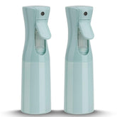 Zuhose spray bottle ultra fine mist for evenly hydrated hair.
