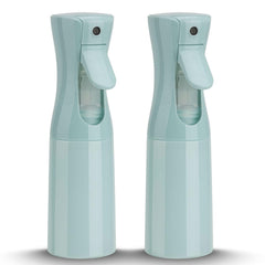 Zuhose spray bottle ultra fine mist for evenly hydrated hair.