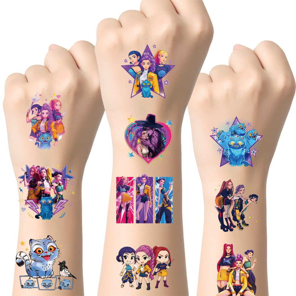 ZUIYIJIANGNAN demon temporary tattoos for kids, durable wear during play.