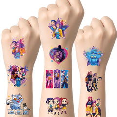 ZUIYIJIANGNAN demon temporary tattoos for kids, durable wear during play.