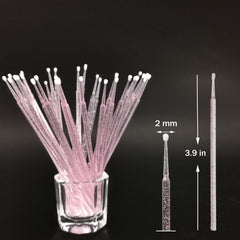 ZYIGYI 500-pcs disposable micro applicator pack supports hygienic, convenient makeup touch-ups.