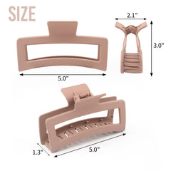 ZYTJ clips cabello grueso y rizado aseguran sujeción estable.
