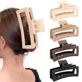 ZYTJ garras rectangulares extra grandes, agarre firme para cabello grueso.
