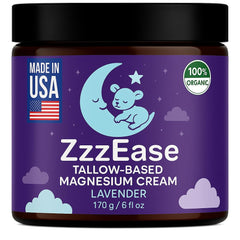 ZzzEase crema de magnesio para niños con lavanda, suave para dormir