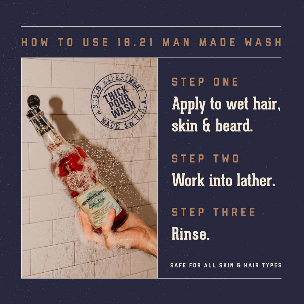 Body wash foam from Absolute Mahogany, smooth full-body cleansing.