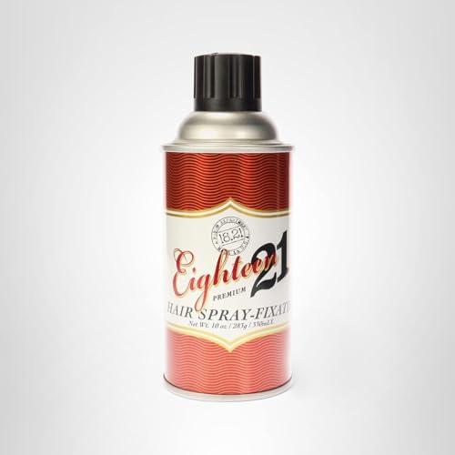 18.21 Man Made all-day hold spray supports versatile hairstyles