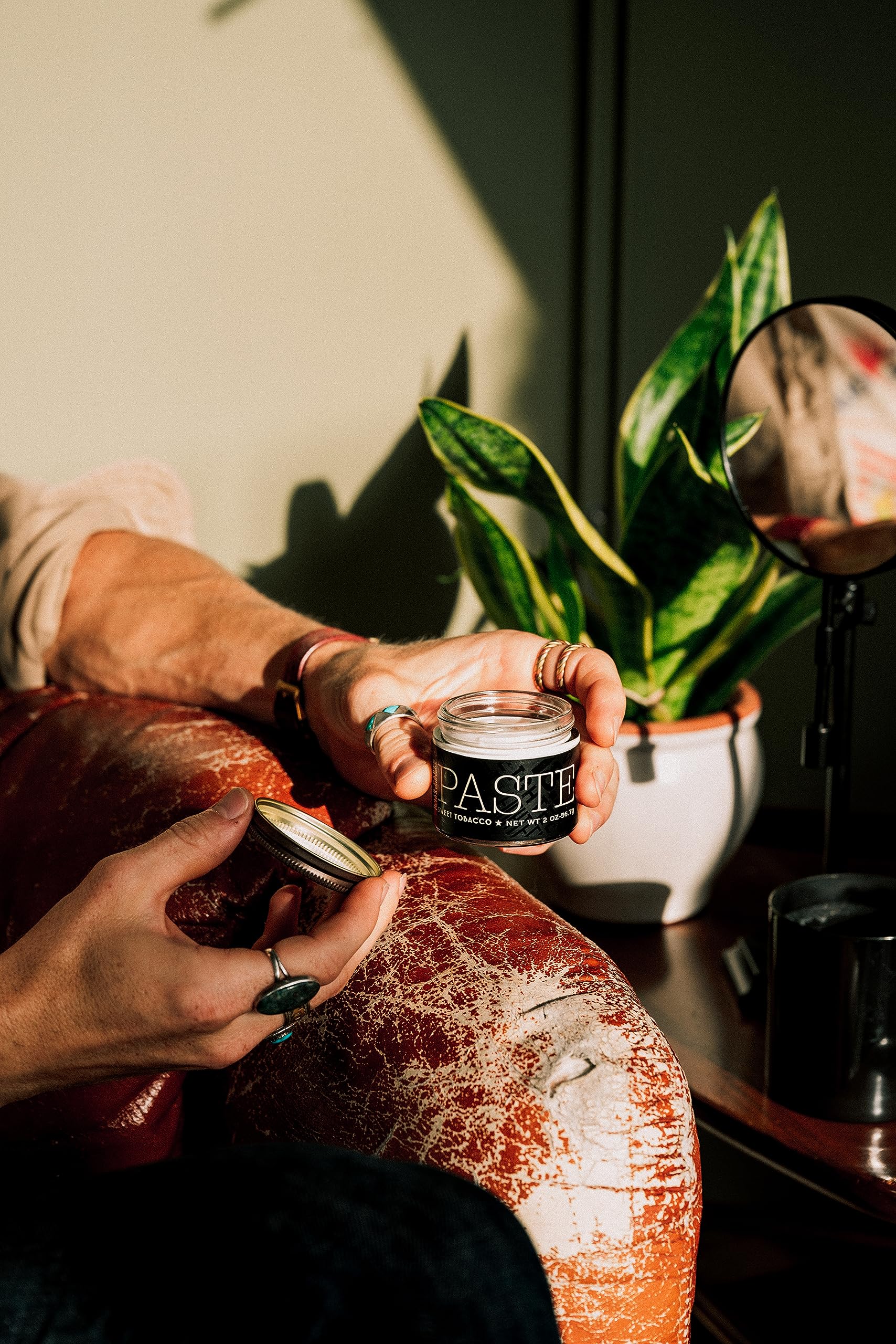 18-21 Man Made hair paste shown on different hair types for versatility.