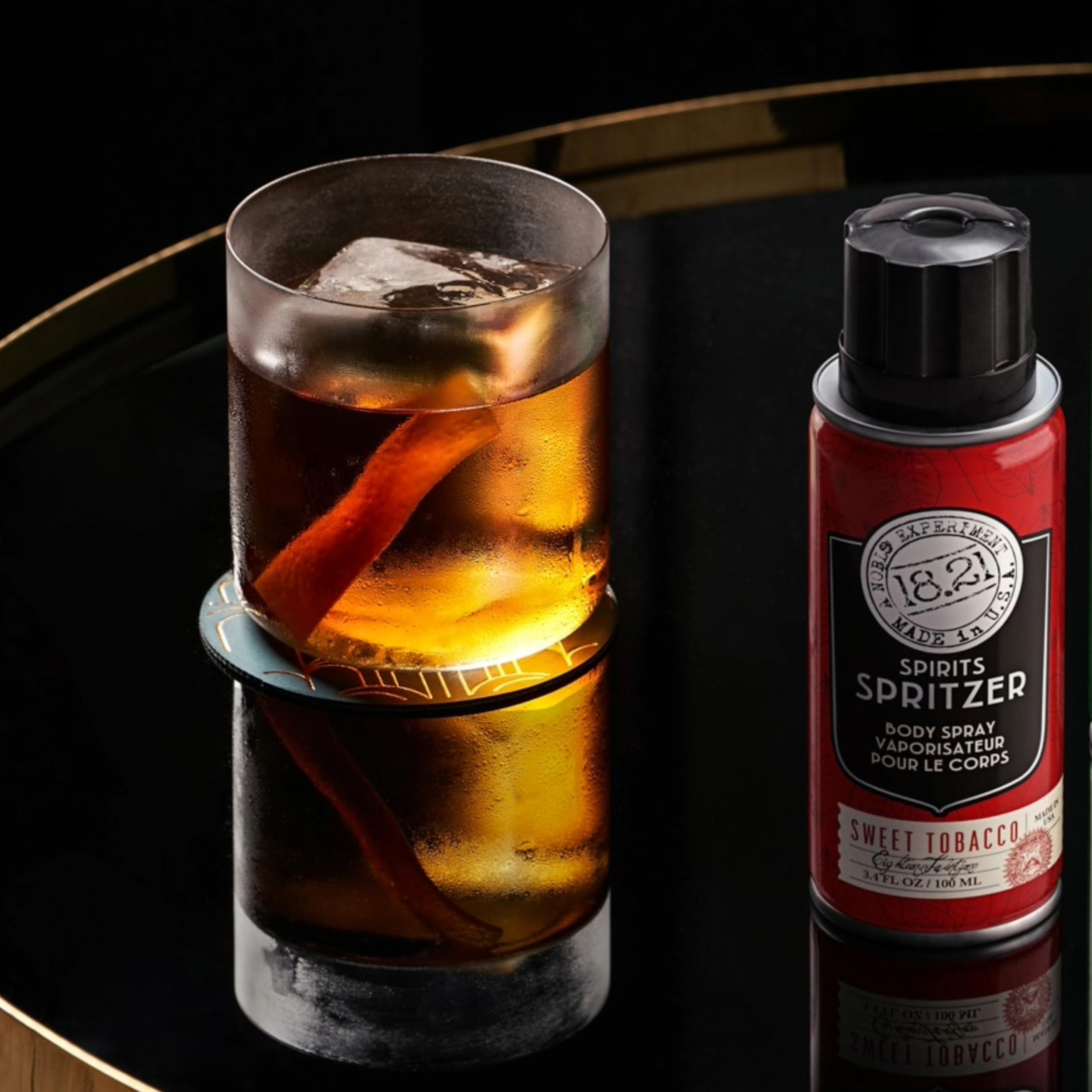 18.21 Man Made Spirit Spritzer cap detail highlights premium design