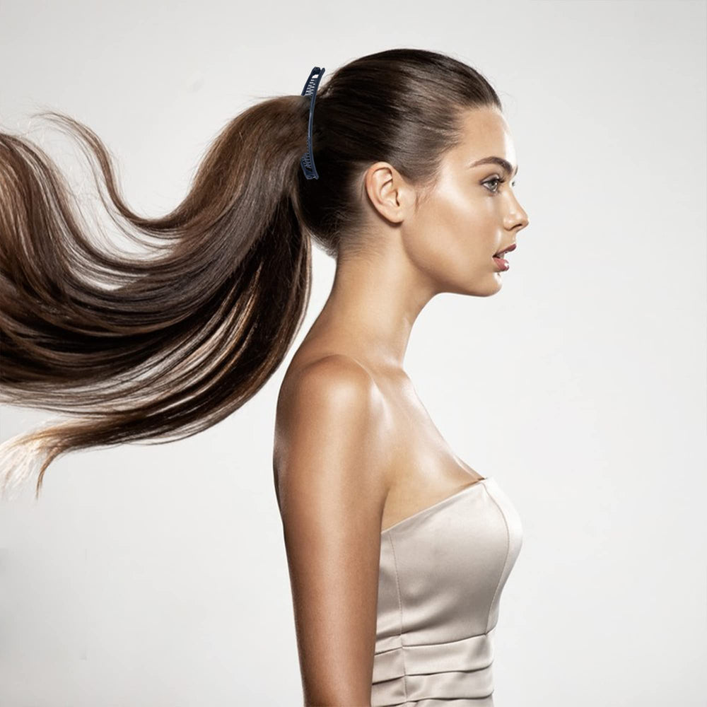 1st Choice fishtail clip adds retro flair for casual 80s looks.