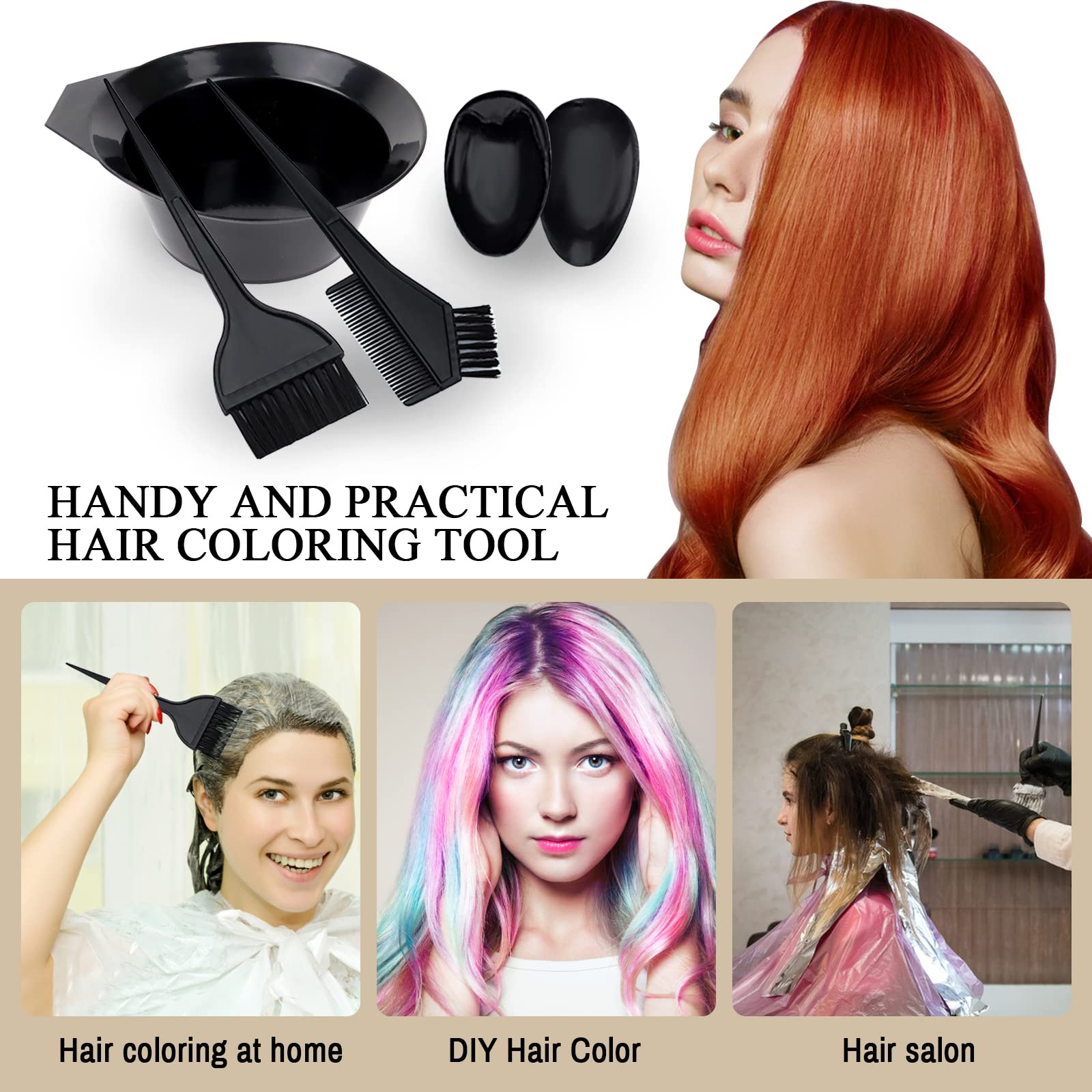 1st Choice tint comb for controlled, streak-free dye application.
