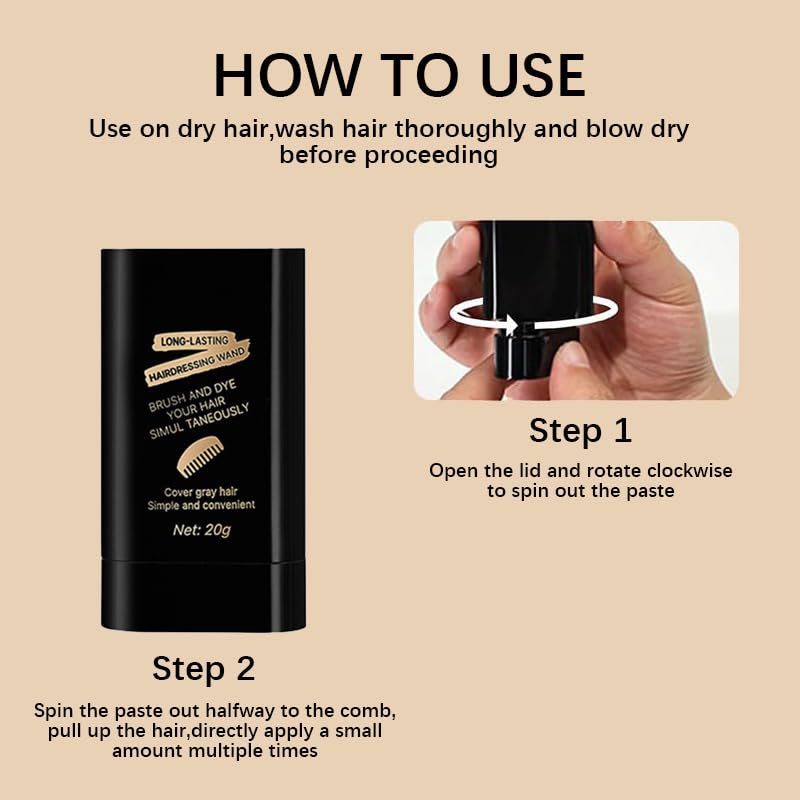 2Pack black shade dye for quick natural-looking results.