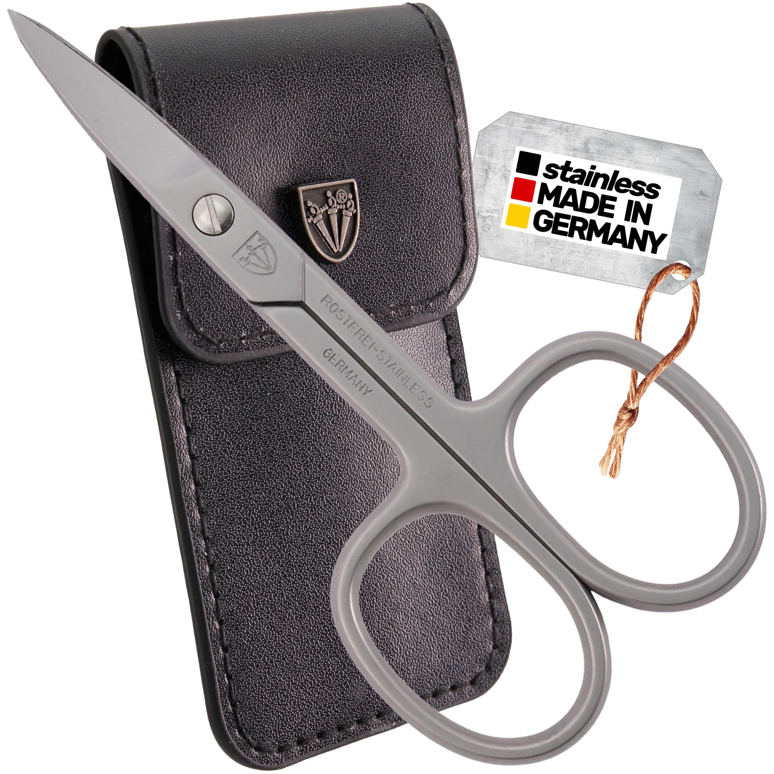 3 Swords Germany curved nail scissors for precise trimming along nail curves.