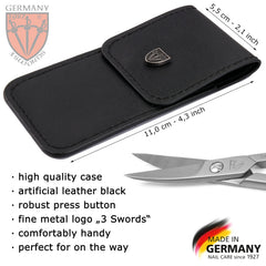 3 Swords Germany INOX stainless steel blade offers lasting sharpness and durability.