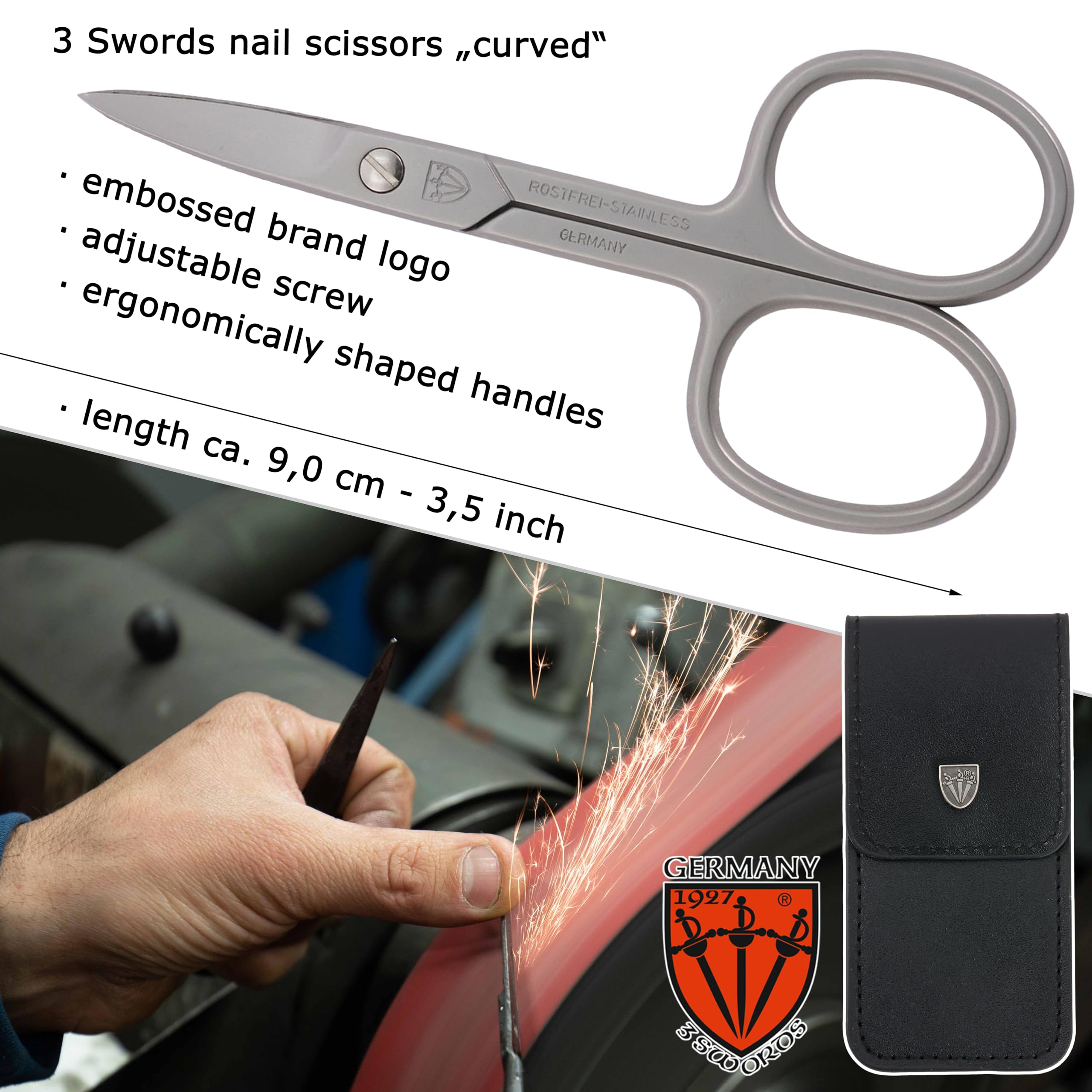 3 Swords Germany manicure pedicure tool for professional home grooming.