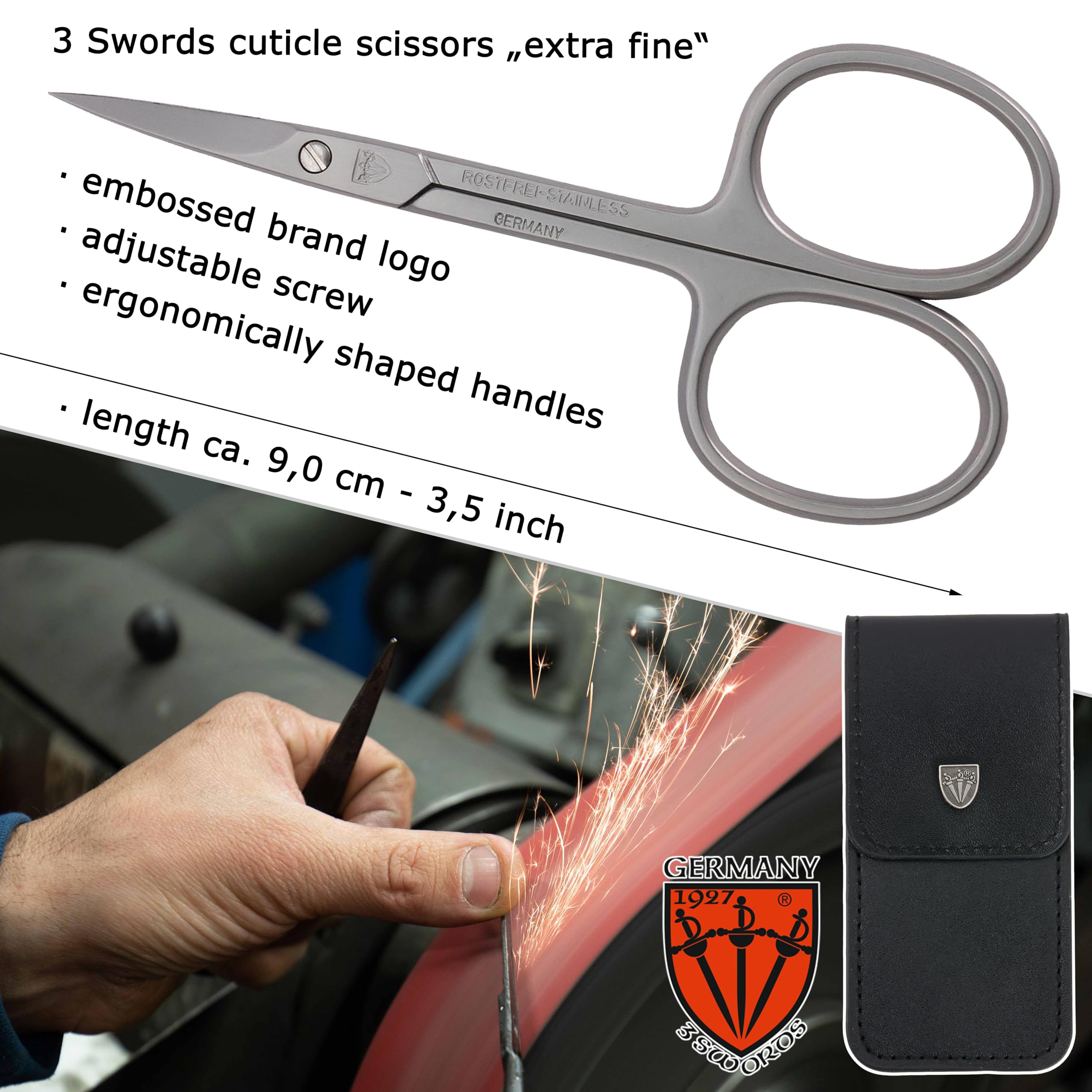 3 Swords Germany nail care tool ready for grooming routines.
