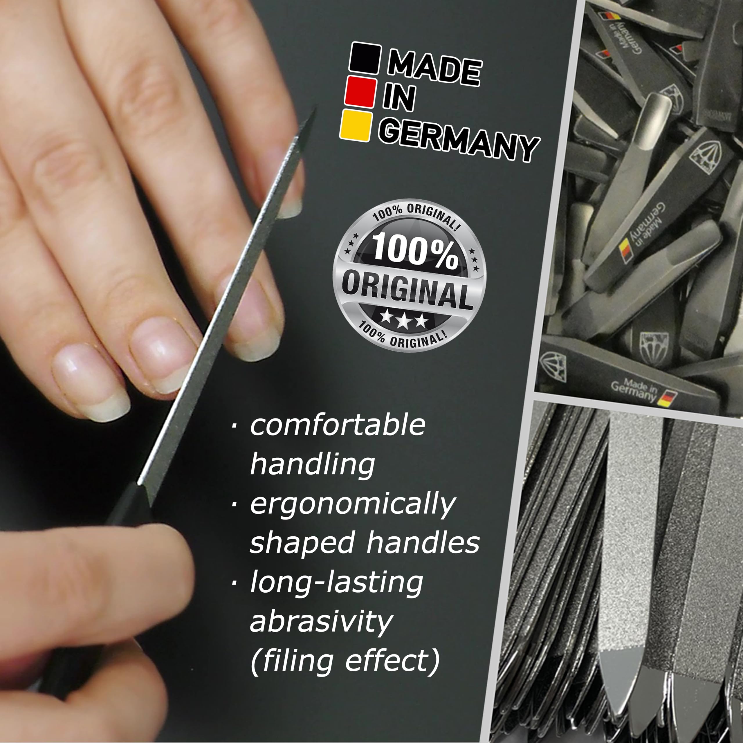 Ideal for travel and home nail care on the go.