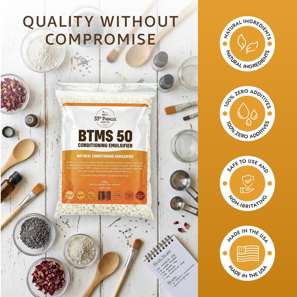 Envase hermético de BTMS 50 para conservar la pureza