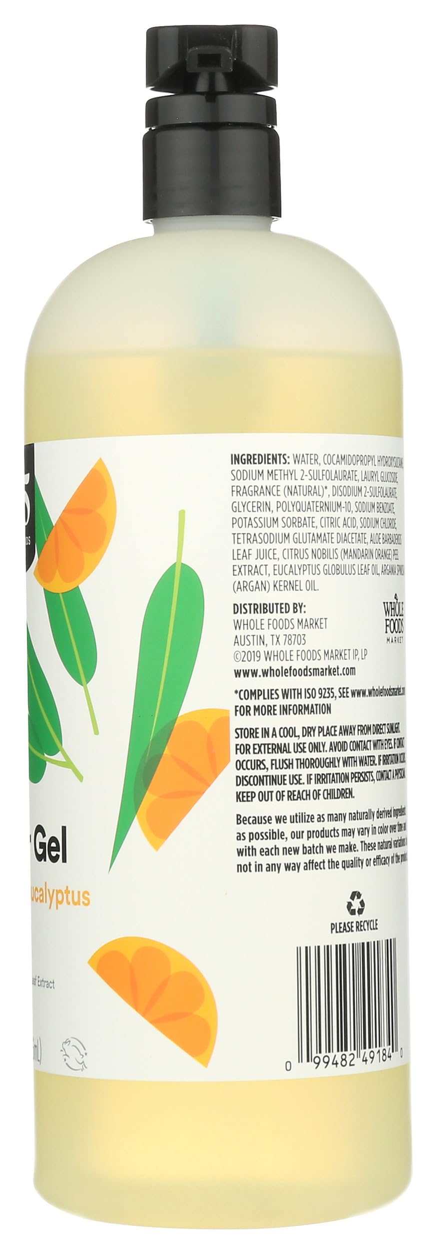 365 by Whole Foods Market shower gel in eco-friendly packaging