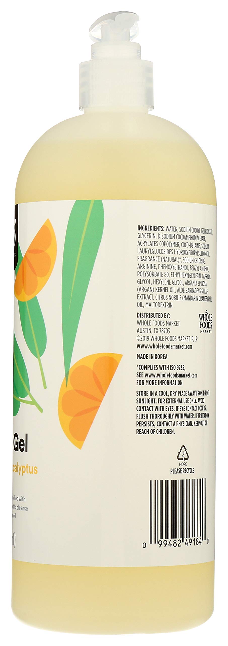 365 by Whole Foods Market rich lather texture on washcloth