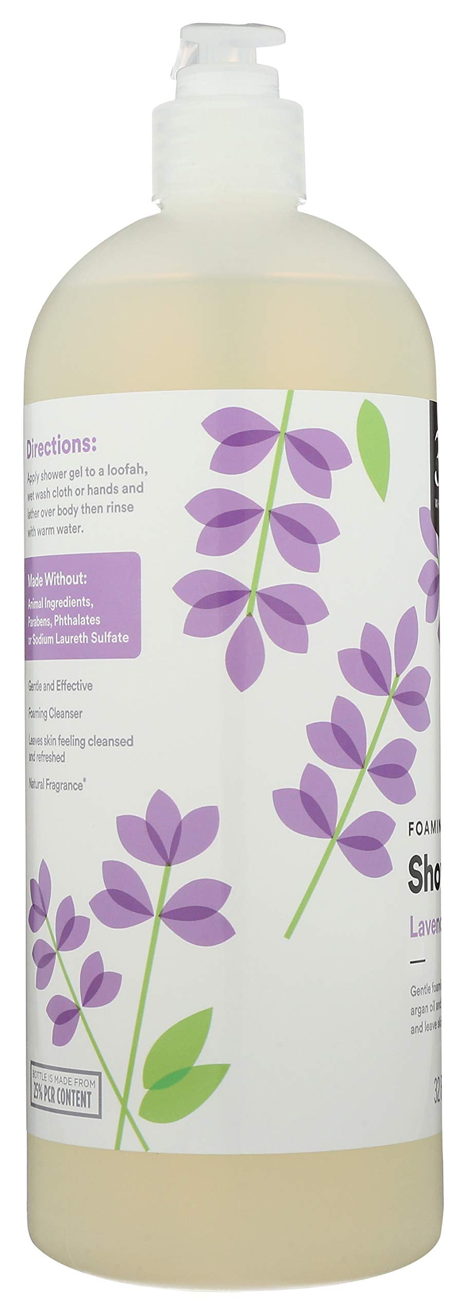 365 by Whole Foods Market lavender shower gel with aloe leaf—nourishing formula.