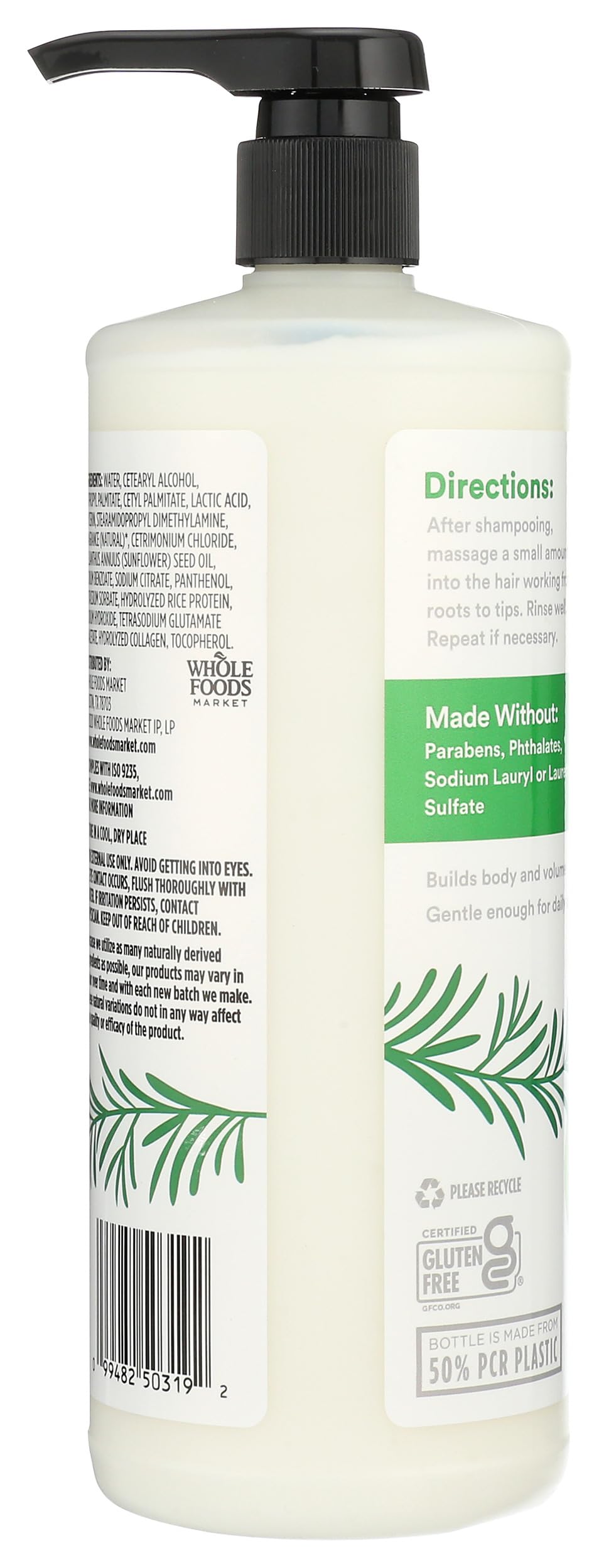 365 by Whole Foods Market rosemary mint scent close-up highlighting refreshing fragrance