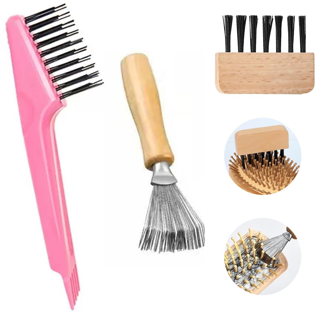 3SAIT hairbrush cleaner tool packaging demonstrates all-in-one kit for home and salon cleaning