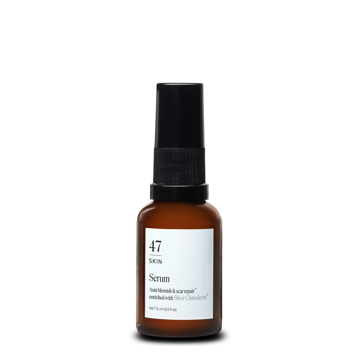 47 Skin suero hidratante, bote-15ml, uso diario para piel suave y nutrida.