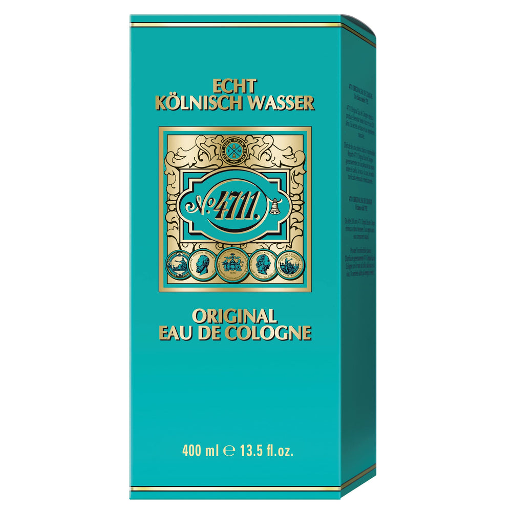 4711 by Muelhens Original packaging detail signals premium quality and gifting appeal.