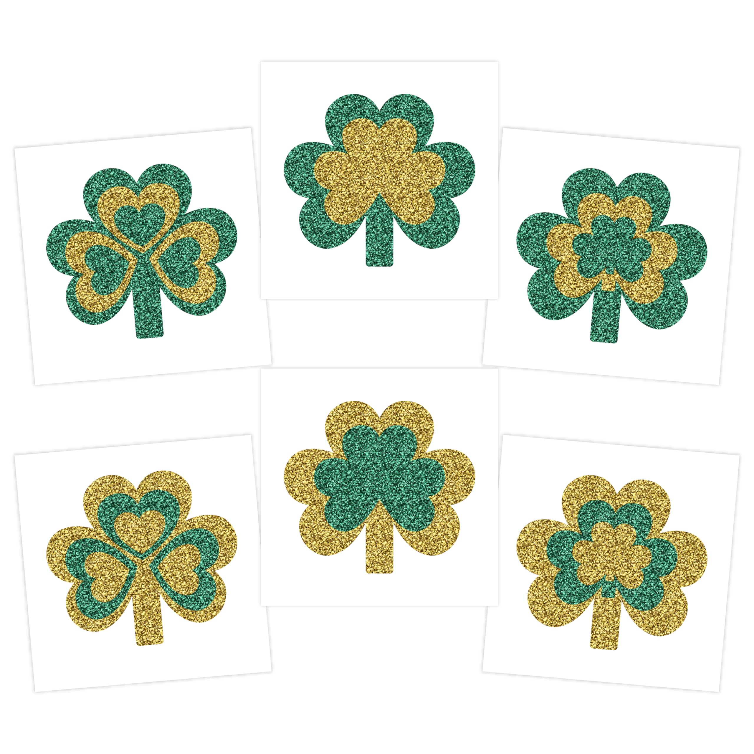 Favor de fiesta de San Patricio con tatuajes 4E's Novelty