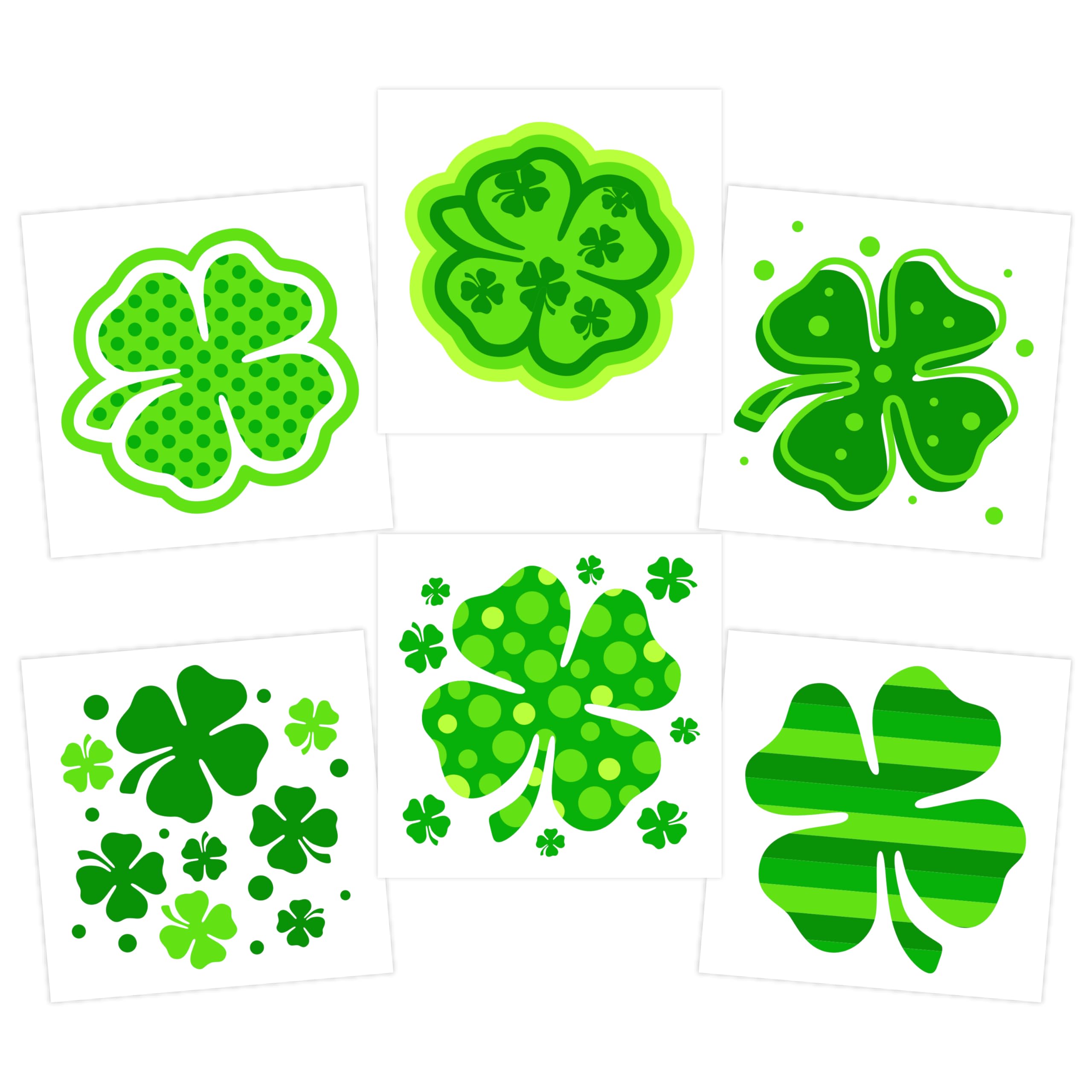 4E's Novelty shamrock tattoos ideal for parades and celebrations