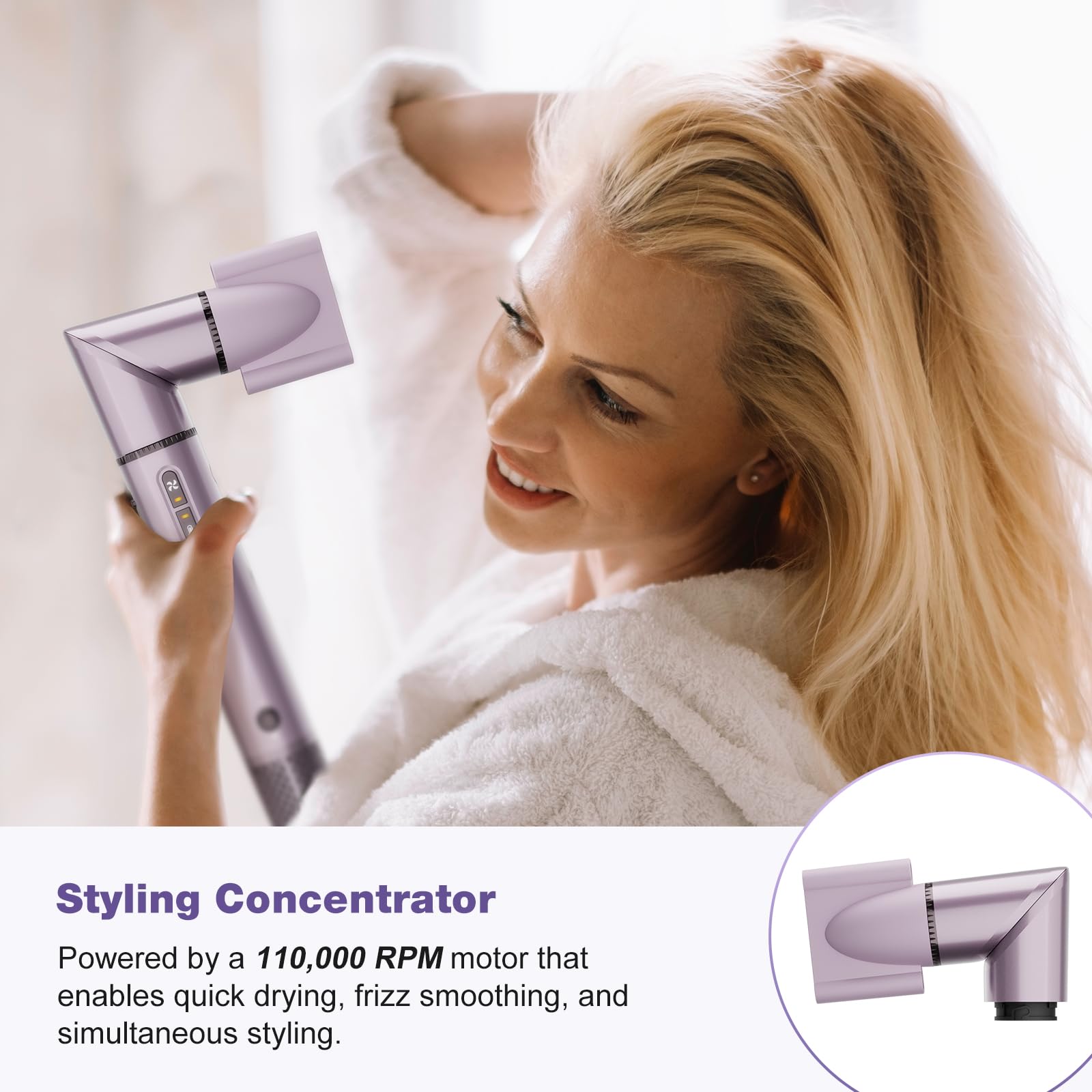 7MAGIC 200 million negative ions reduce static and boost shine