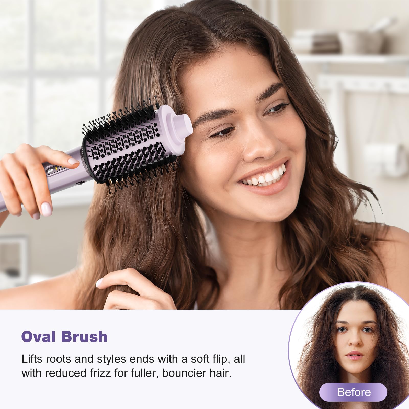 7MAGIC Coanda Technology curling barrels create voluminous natural-looking curls