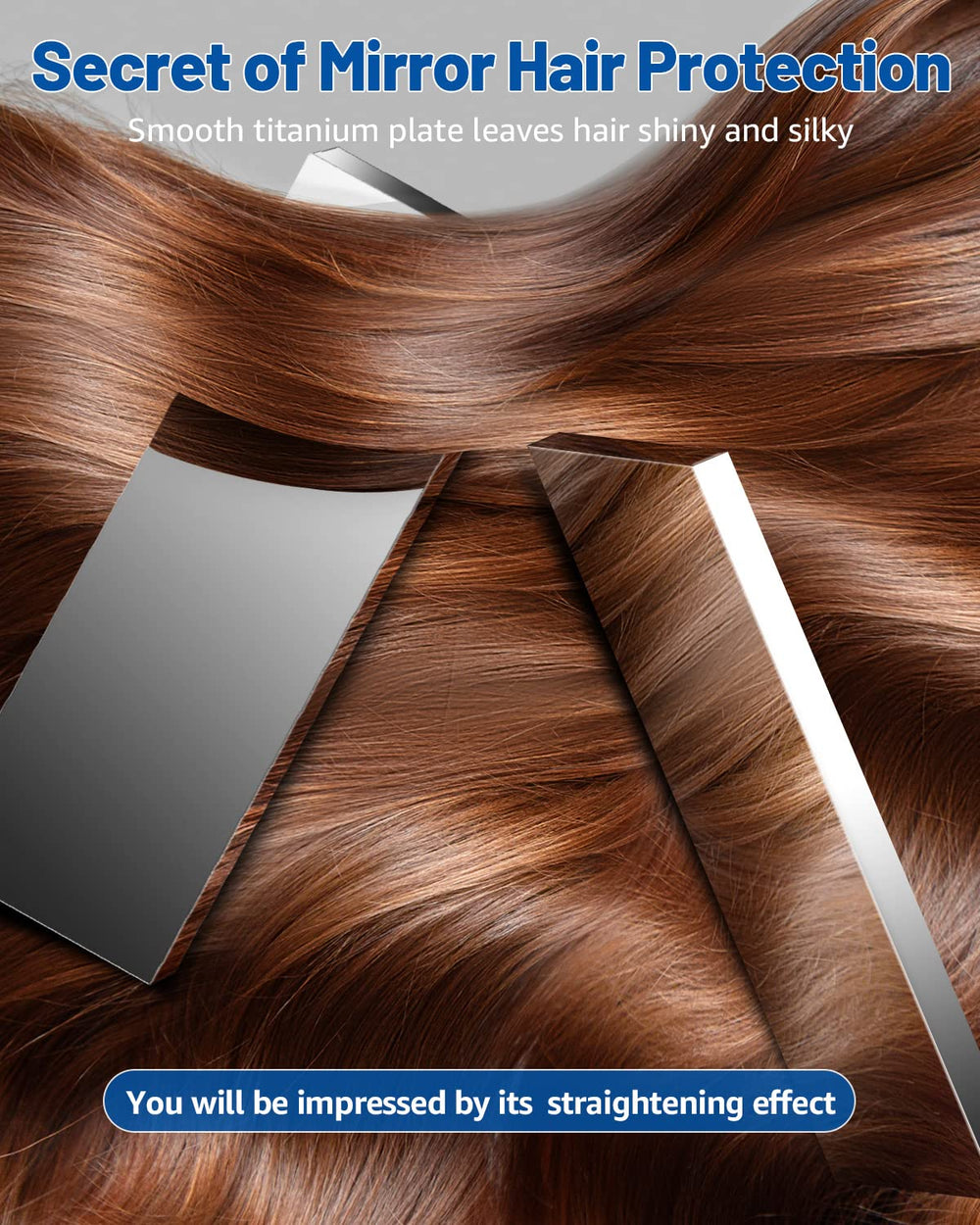 7MAGIC Nano Titanium Hair Straightener suitable for all hair types including damp hair