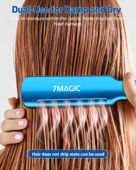 7MAGIC Nano Titanium Hair Straightener wide plates measuring 1.7 inches for efficient straightening
