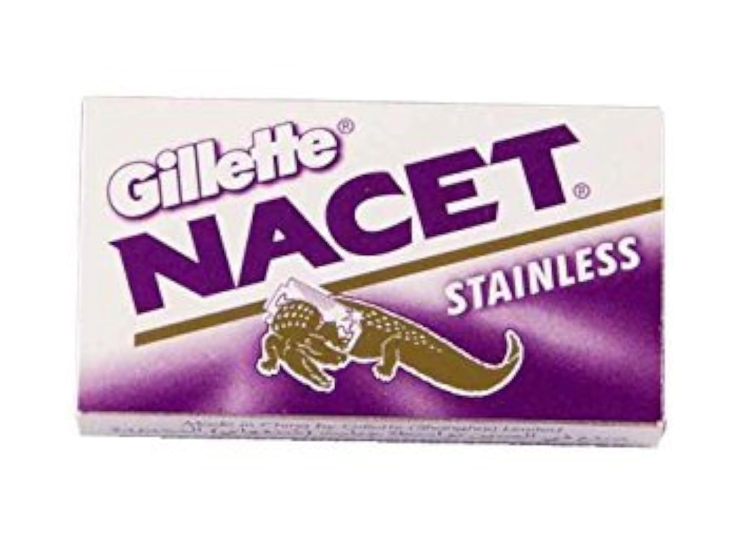Wax-paper wrapped NACET blades ensure secure storage