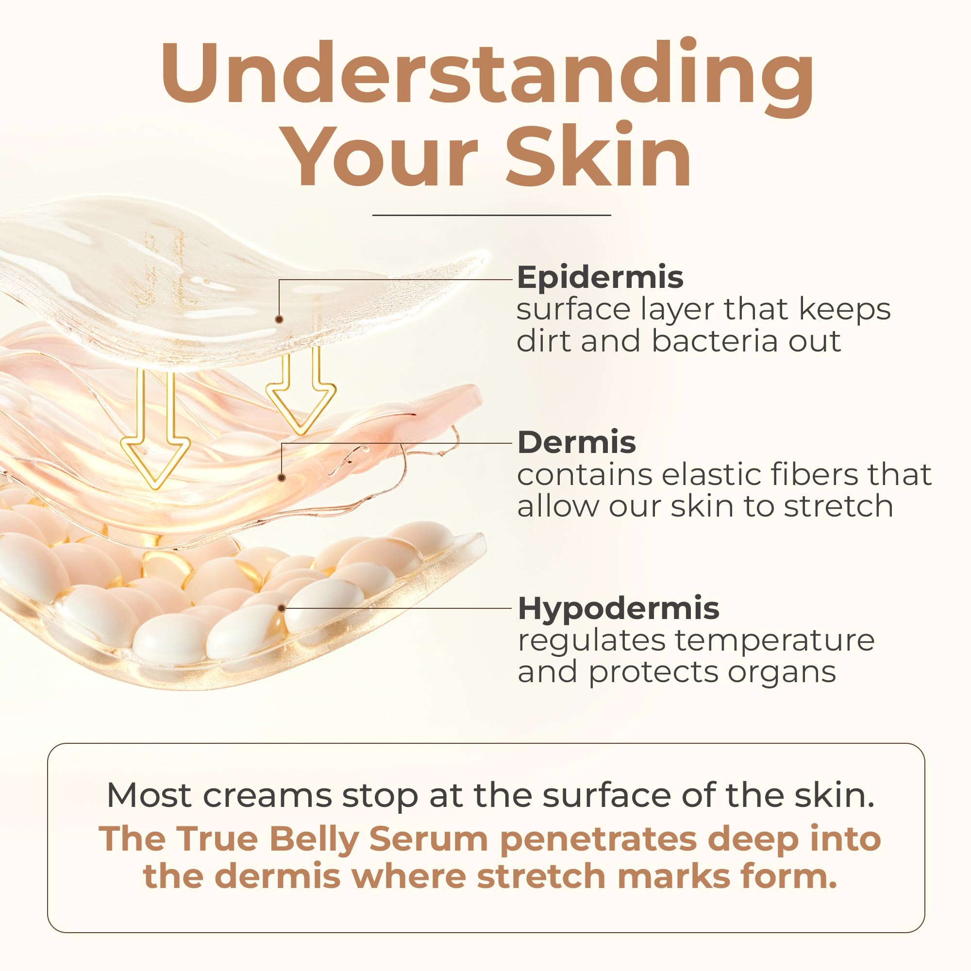 True Belly Serum handmade in small US batches for quality control.