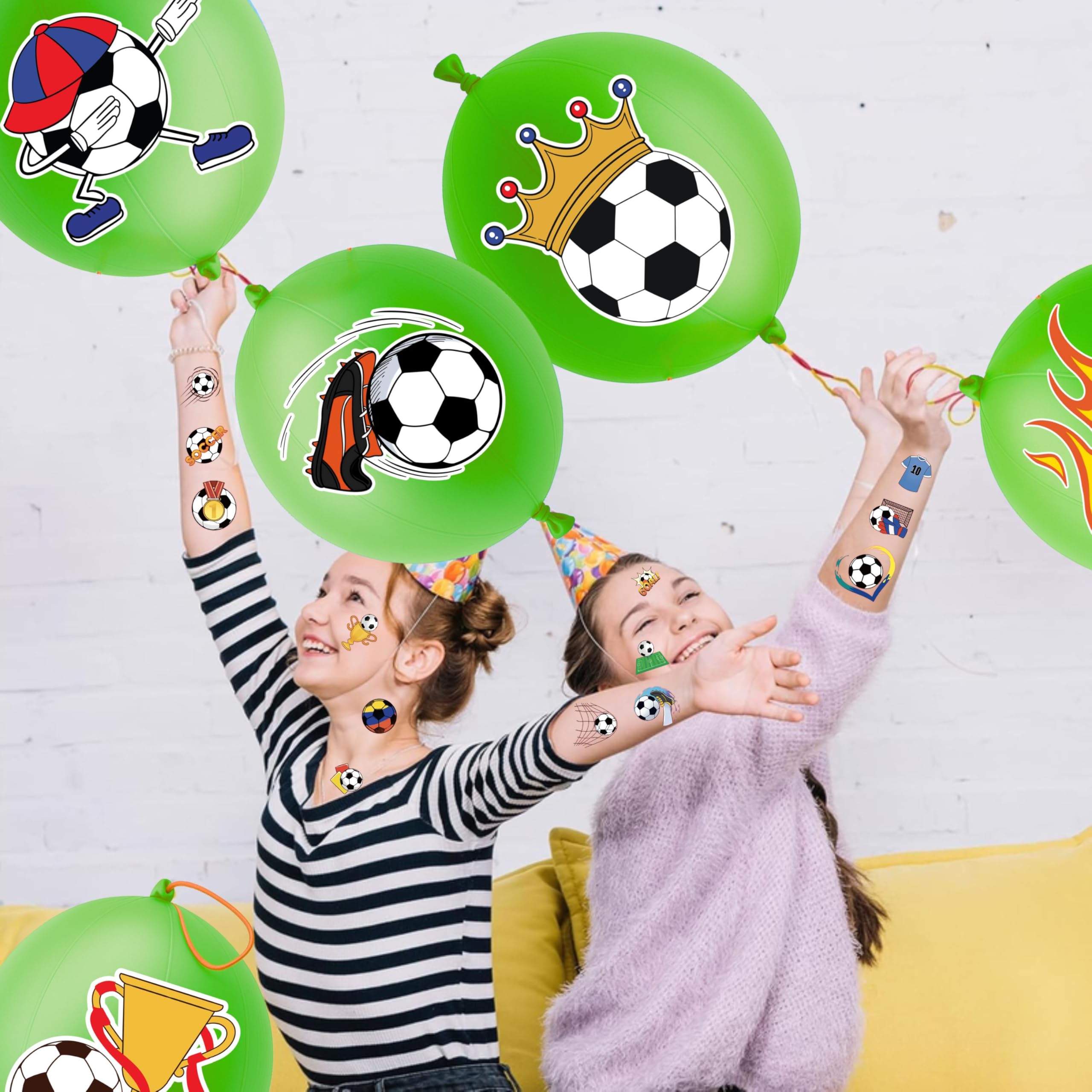 91BALLOONS diseños de globos de fútbol para decoración temática.