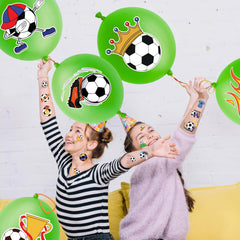 91BALLOONS diseños de globos de fútbol para decoración temática.