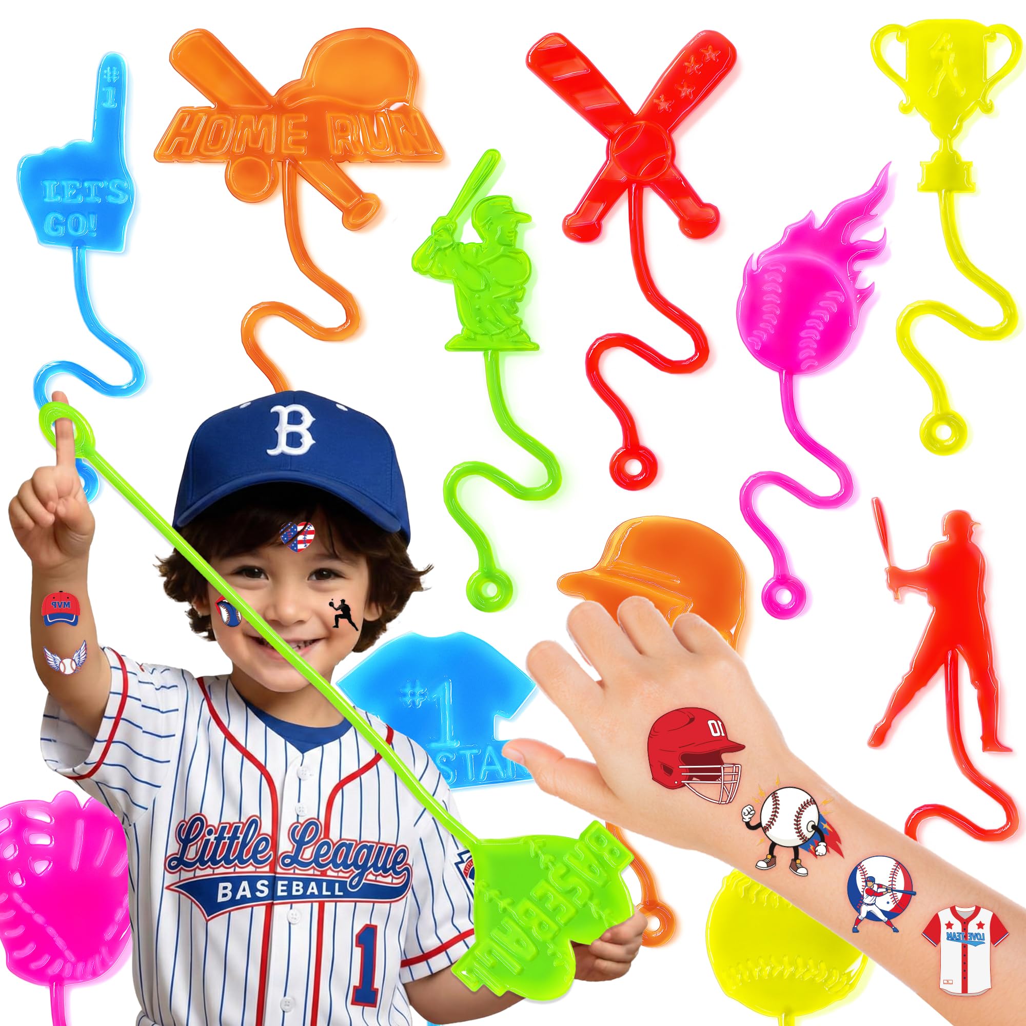 91STICKYHAND: manos pegajosas de béisbol para juegos divertidos en fiestas