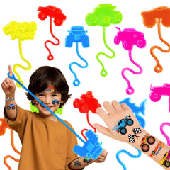 Manitas adhesivas 91STICKYHAND con camión monstruo, ideal como recuerdo de fiesta.