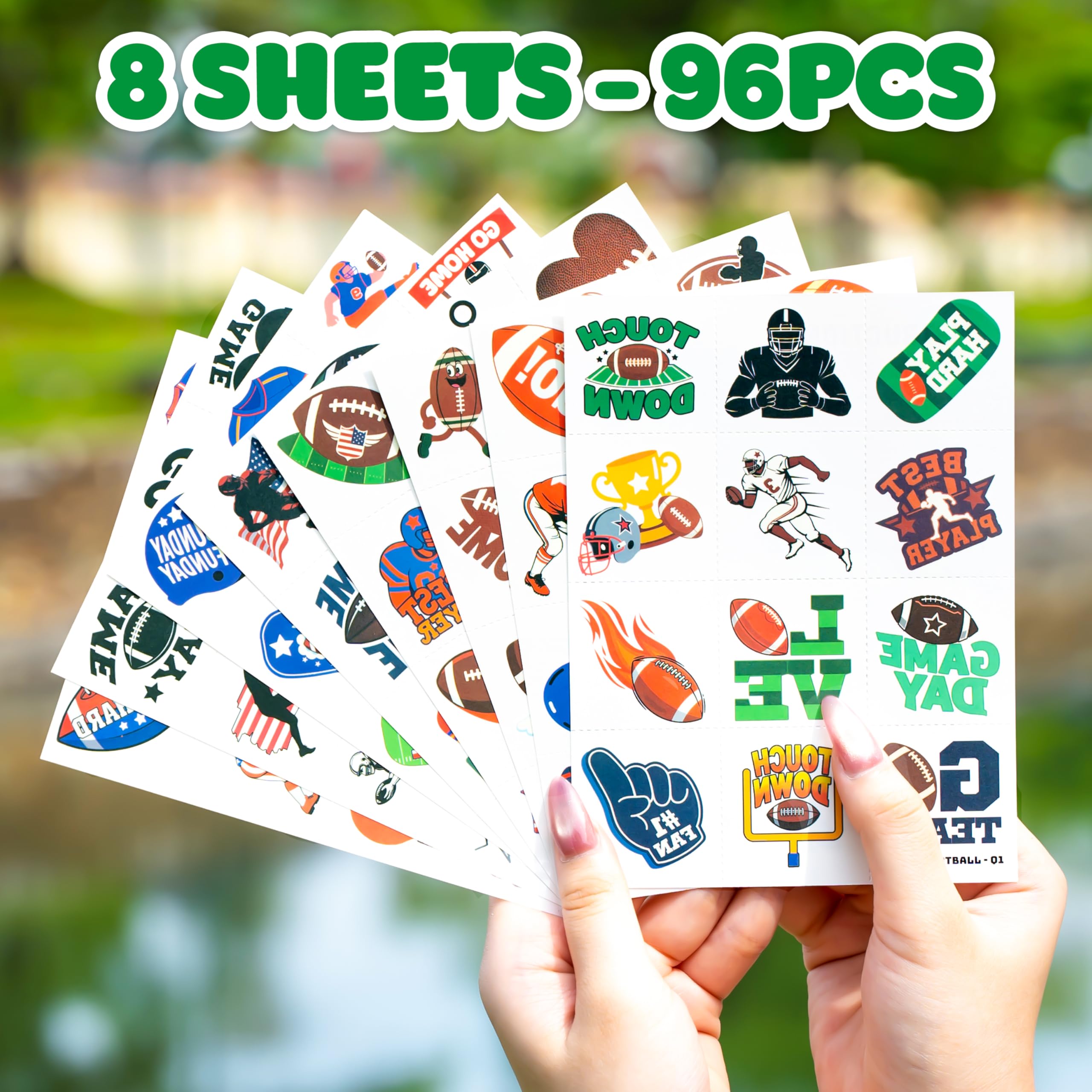 91TATTOOS eight sheets deliver 96 designs for varied looks