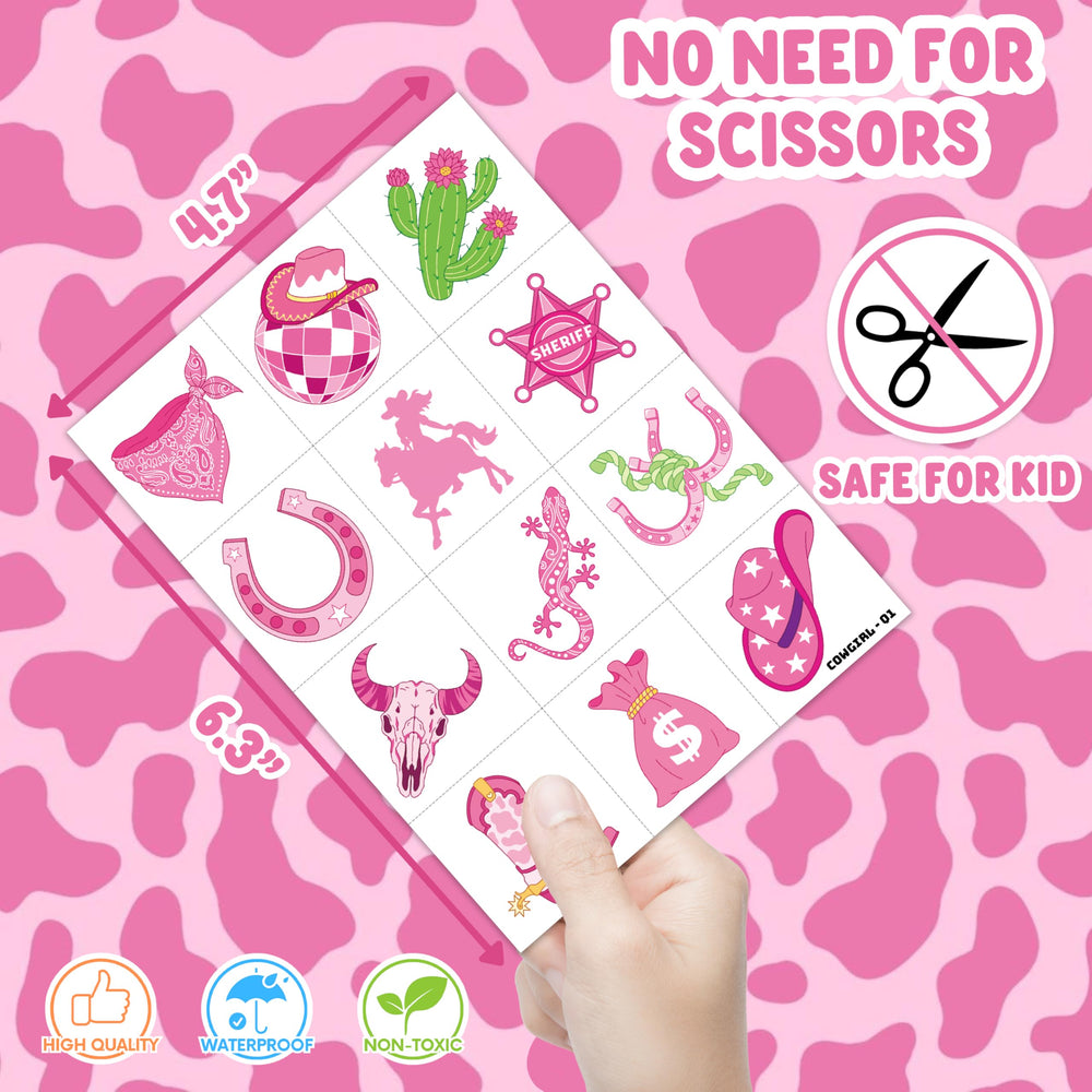 91TATTOOS cowgirl tattoo sheet designs ideal for arm or hand art at events.